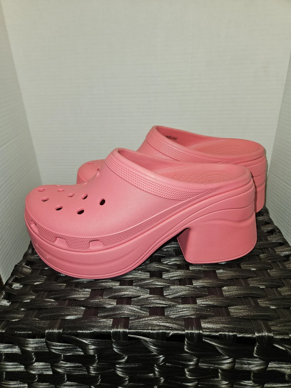 CROCS chunky platform